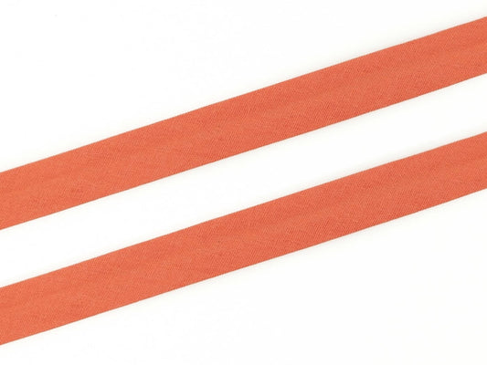 3m Schrägband - Baumwolle 20 mm - terracotta, hell