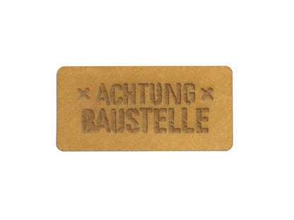 SnaPpap Label - Achtung Baustelle