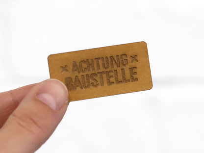 SnaPpap Label - Achtung Baustelle