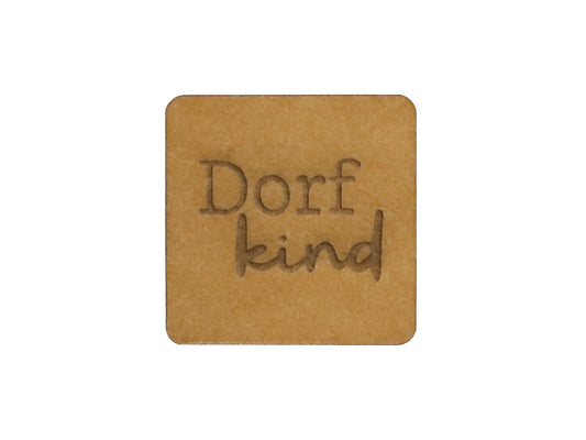 SnaPpap Label - Quadrat - Dorfkind