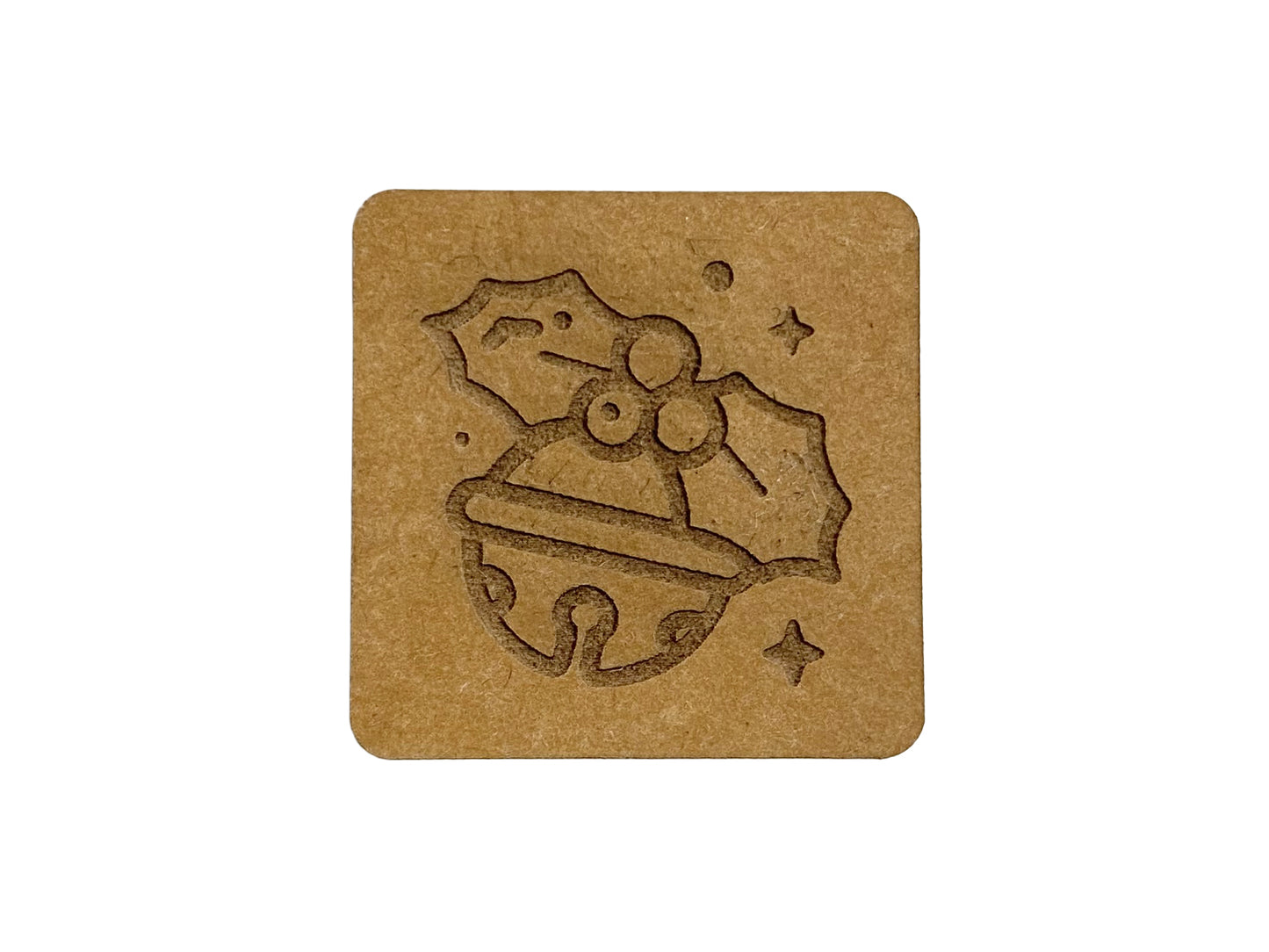 SnaPpap Label - Quadrat - Glöckchen