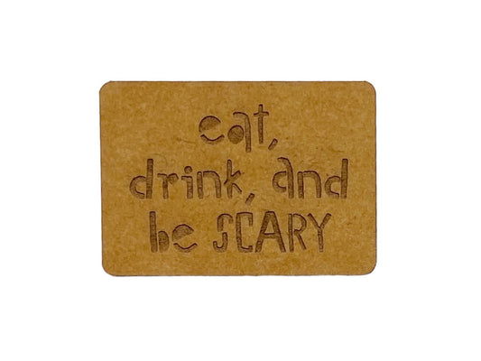 snappap-label-zum-annaehen-halloween-eat-drink-and-be-scary