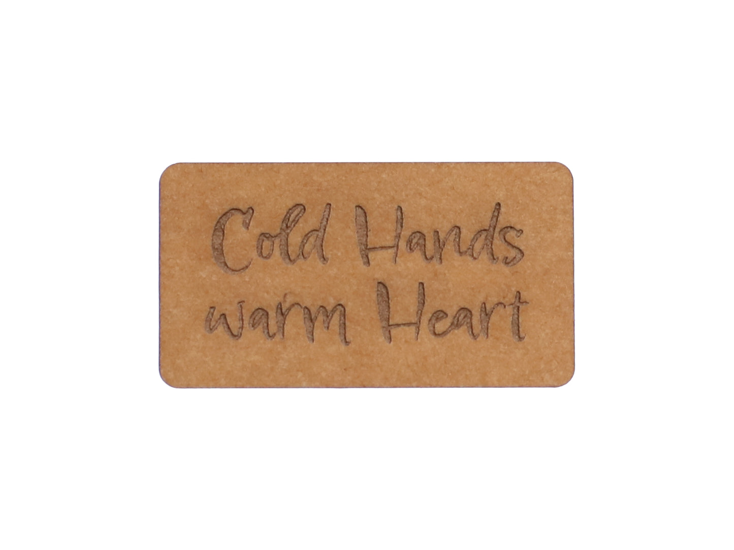 SnaPpap Label - Cold Hands, warm Heart, perfect for DIY projects, featuring a vegan snappap label.