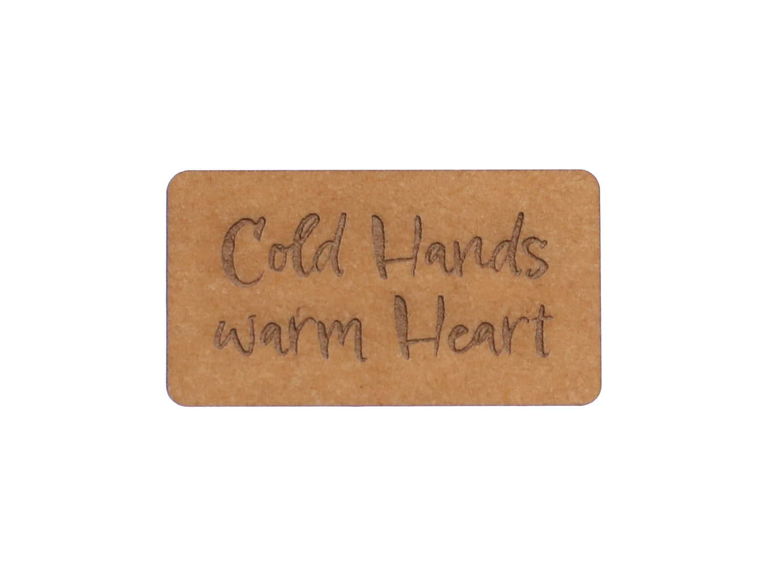 SnaPpap Label - Cold Hands, warm Heart, perfect for DIY projects, featuring a vegan snappap label.