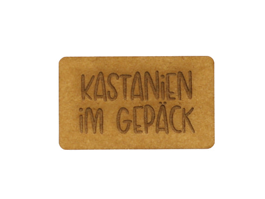 SnaPpap Label - Kastanien im Gepäck