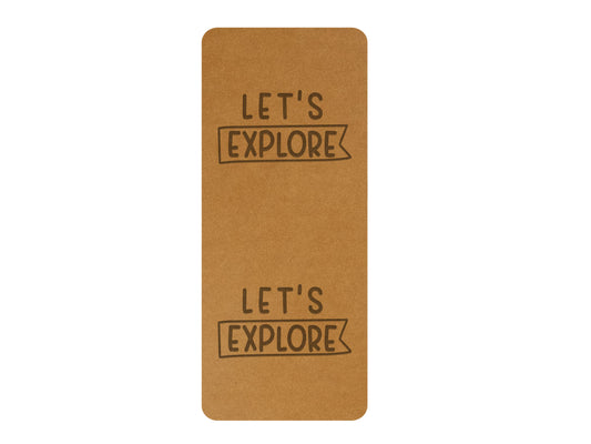 Folding label - SnaPpap Label - Let's Explore