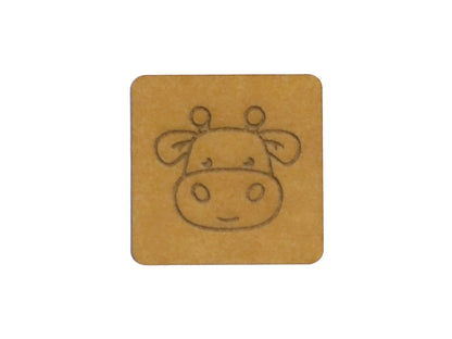 Snappap Label - Square - Cozy Up, Heart