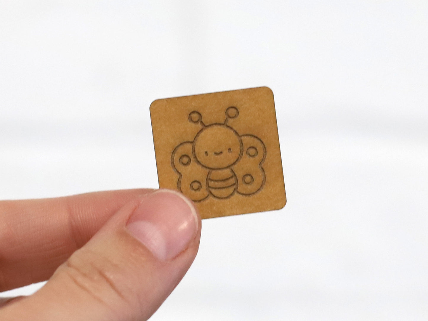 Étiquette Snappap - Carré - Cosy Up, Coeur