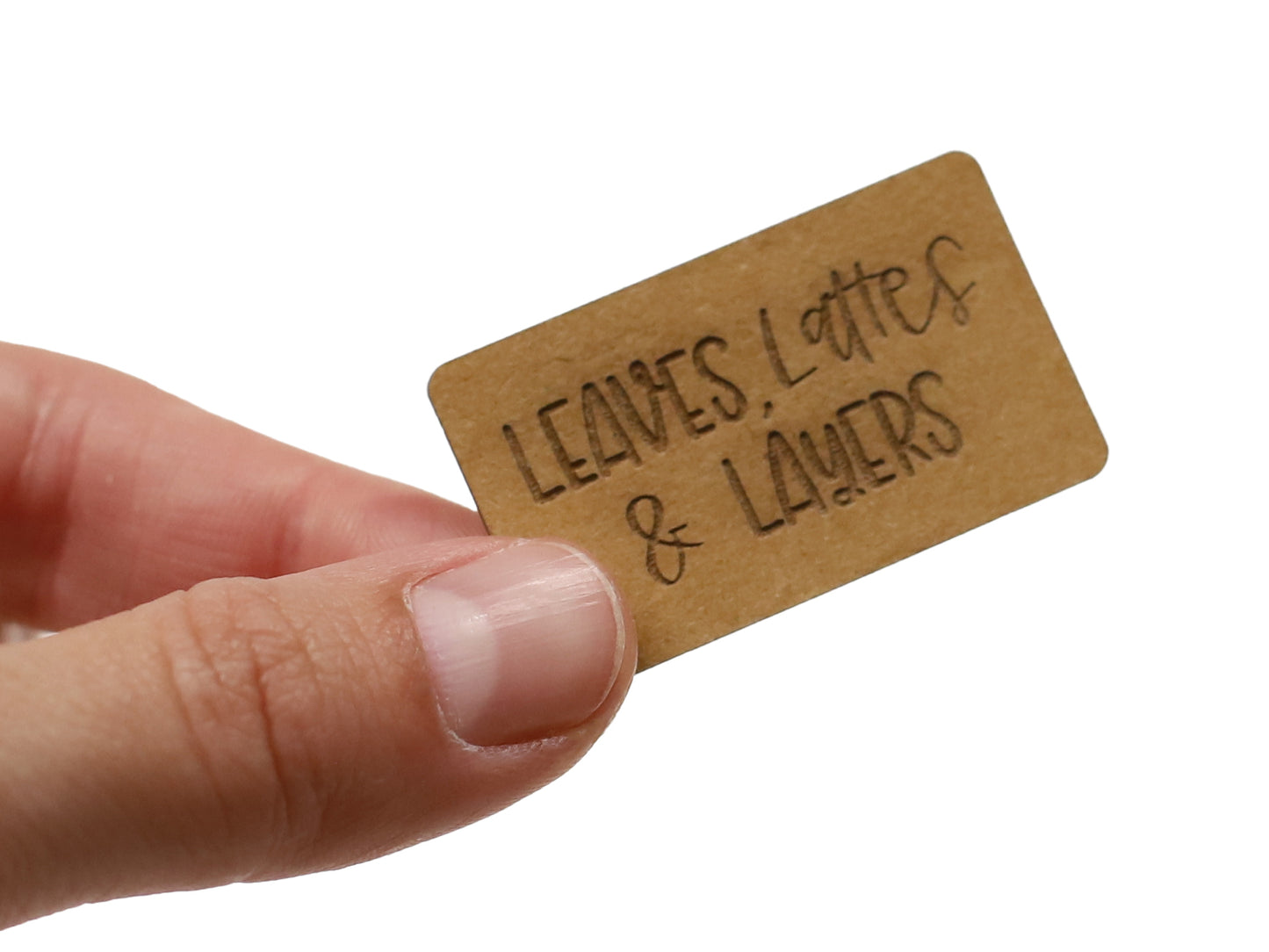 SnaPpap Label - Leaves, Lattes & Layers