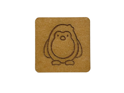 SnaPpap Label - Quadrat - Pinguin