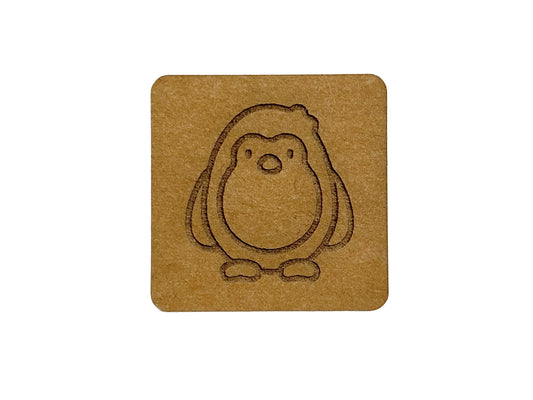 SnaPpap Label - Quadrat - Pinguin