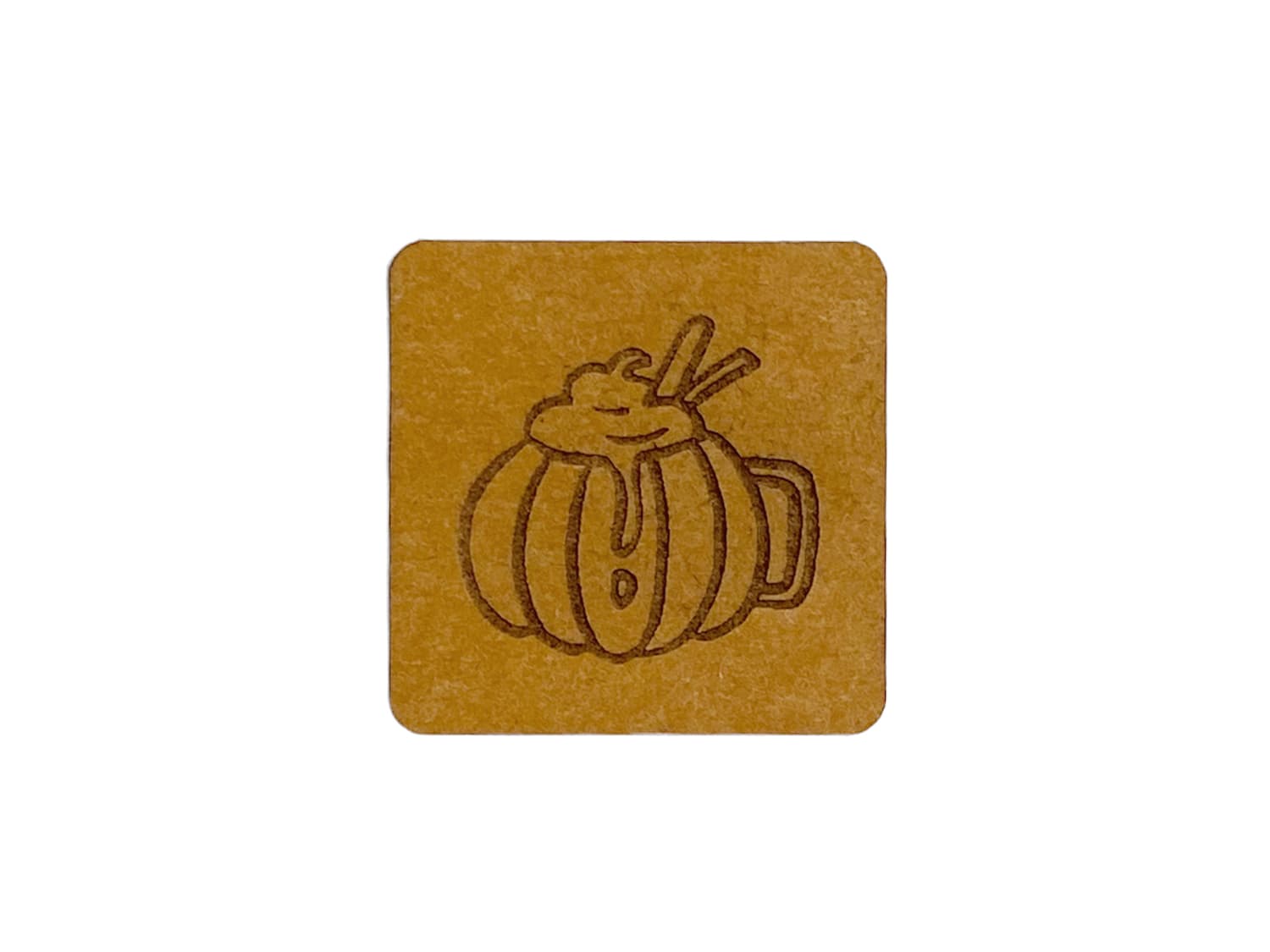 snappap-label-zum-annaehen-quadrat-kuerbis-tasse-pumpkin-spice-latte