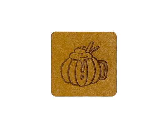 snappap-label-zum-annaehen-quadrat-kuerbis-tasse-pumpkin-spice-latte