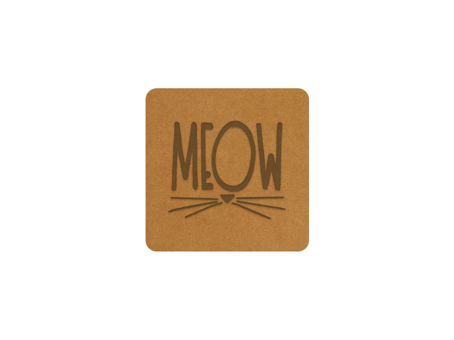 snappap-label-zum-annaehen-quadrat-tier-schrift-katze-meow