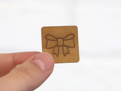 Snappap Label - Square - Cozy Up, Heart