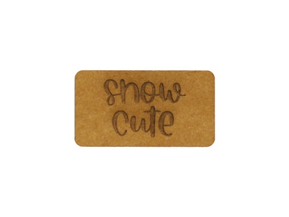 SnaPpap Label - snow cute