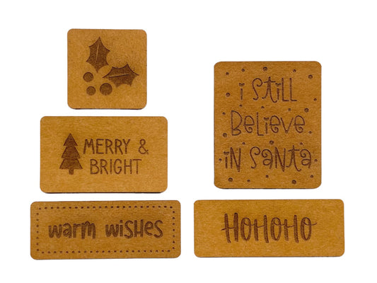 snappap-set-label-zum-annaehen-5-stueck-winter-weihnachten-merry-and-bright-warm-wishes-hohoho-i-still-believe-in-santa-1