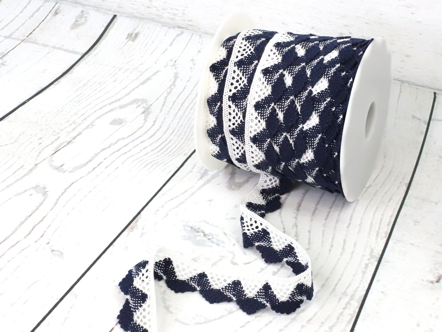 spitze-band-zierband-welle-zweifarbig-weiss-marine