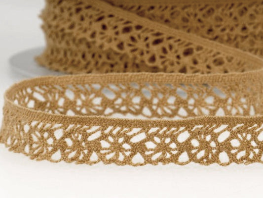 Dentelle aux fuseaux 15mm - jaune citron