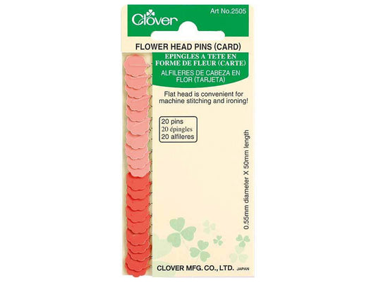 Flower Head Pins - 20 pins