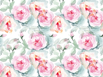 stoff-baumwolle-baumwollstoff-french-terry-sommersweat-sweat-watercolor-roses-englisch-rose-pink-gruen-klein