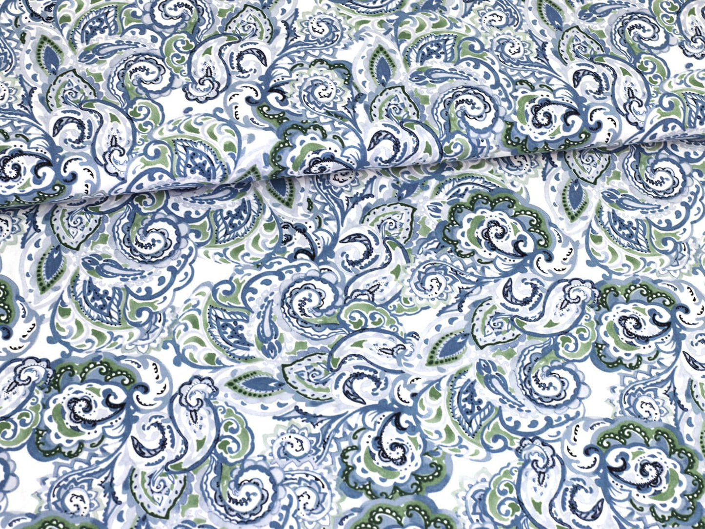 stoff-baumwolle-baumwollstoff-guetermann-ring-a-roses-ornamente-gruen-blauu-weiss