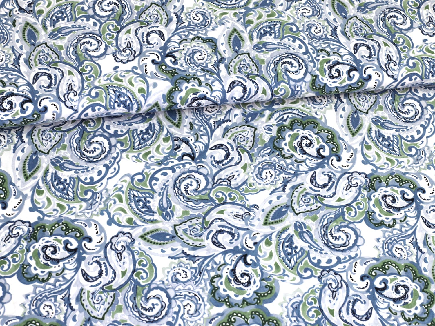 stoff-baumwolle-baumwollstoff-guetermann-ring-a-roses-ornamente-gruen-blauu-weiss