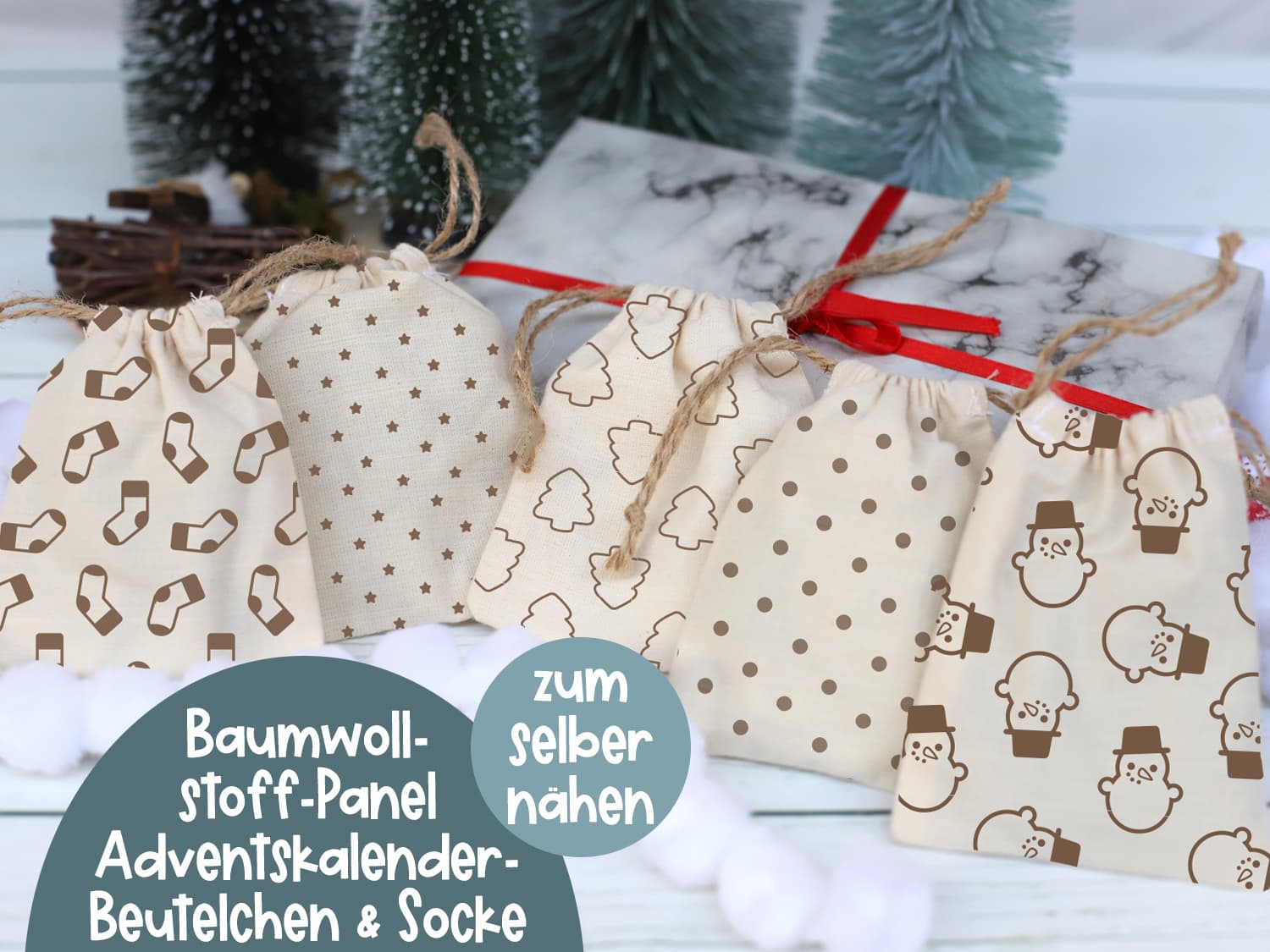 stoff-baumwolle-baumwollstoff-leinen-optik-creme-natur-adventskalender-beutel-klein-weihnachtsfreude-4