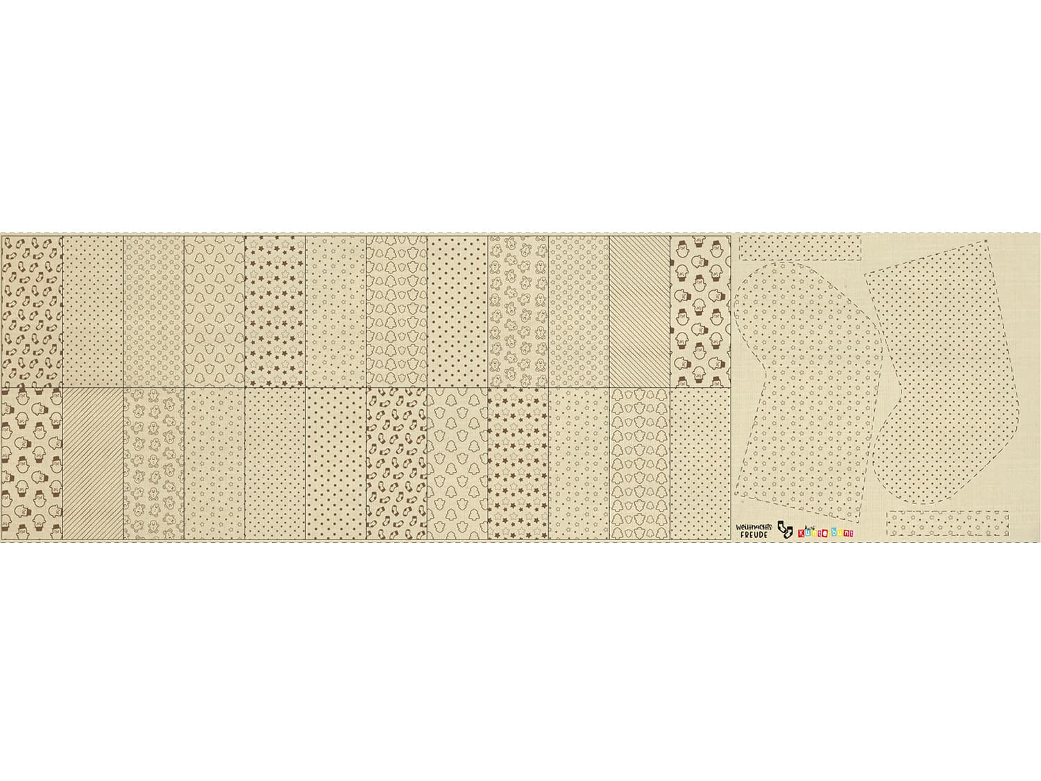 stoff-baumwolle-baumwollstoff-leinen-optik-creme-natur-adventskalender-beutel-klein-weihnachtsfreude