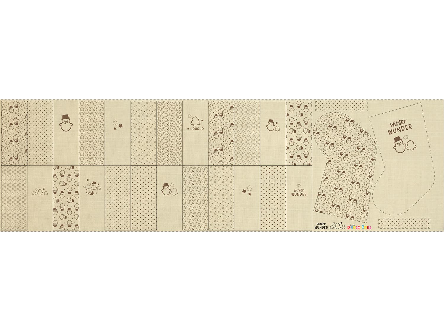 stoff-baumwolle-baumwollstoff-leinen-optik-creme-natur-adventskalender-beutel-klein-winterwunder