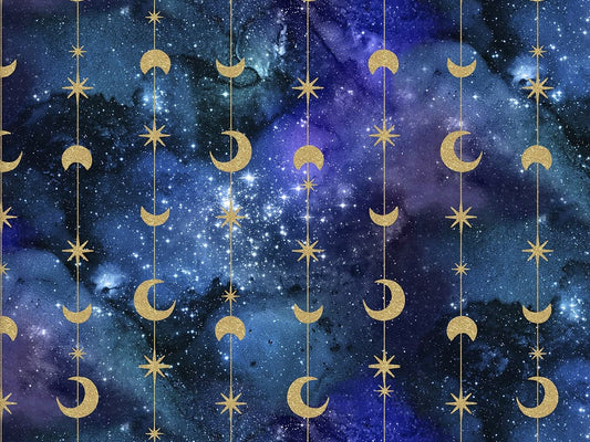 stoff-baumwolle-baumwollstoff-patchwork-3-wishes-magical-galaxy-chart-zodiac-star-signs-astrologie-himmel-mond-sterne