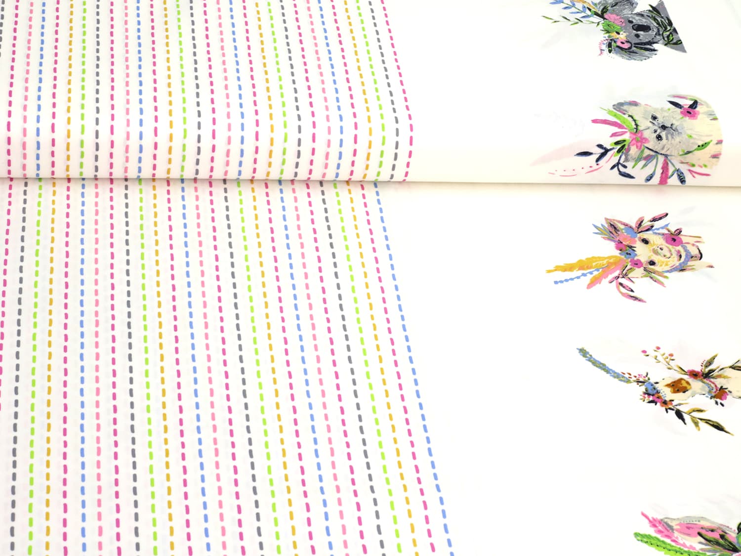 stoff-baumwolle-baumwollstoff-patchwork-art-gallery-fabrics-Indigo-Aster-Radiant-Menagerie-PANEL-3