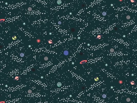 stoff-baumwolle-baumwollstoff-patchwork-patchworkstoff-cotton-steek-across-the-universe-rogue-planets-teal-petrol-planeten-universum