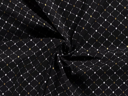 stoff-baumwolle-baumwollstoff-popeline-schach-figuren-raute-schwarz