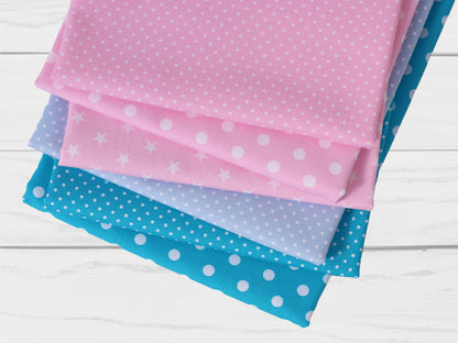 fabric package - rabbit &amp; flowers - light yellow