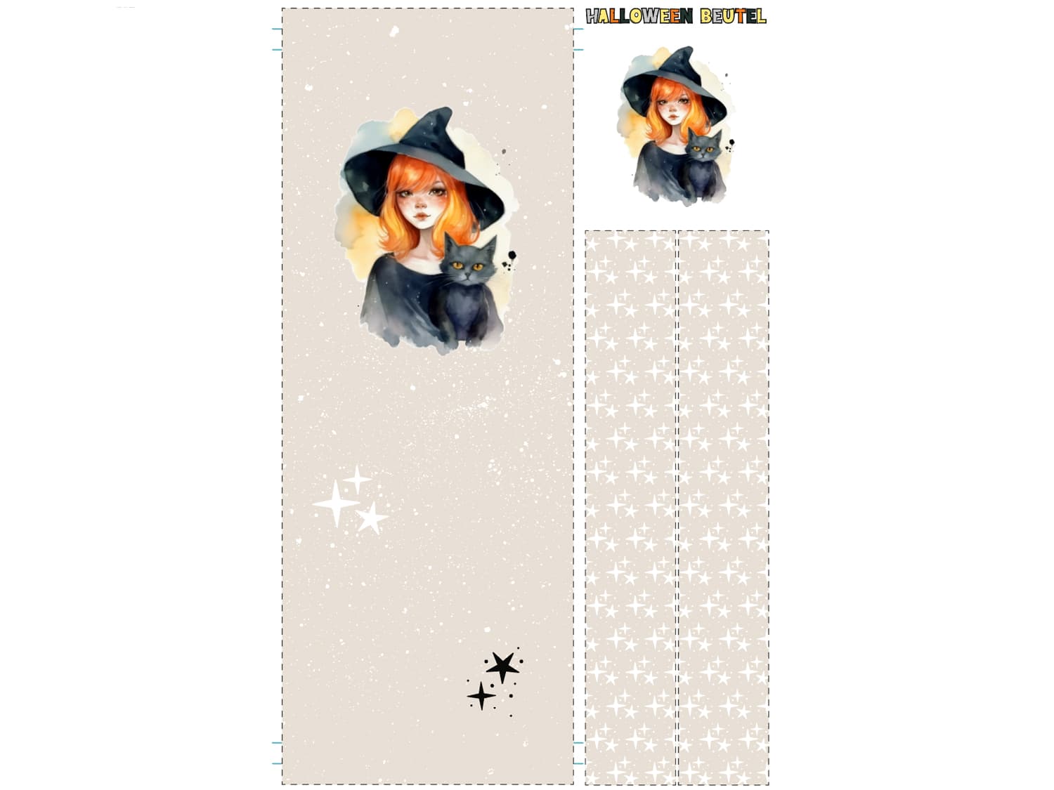 stoff-baumwolle-diy-panel-stoffpanel-halloween-herbst-beutel-hexe