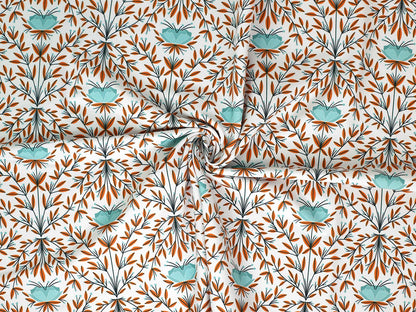 stoff-baumwolle-french-terry-sommersweat-kathi-kunterbunt-herbst-autumn-blume-blaetter-herbstblume-mandarine-mint-3