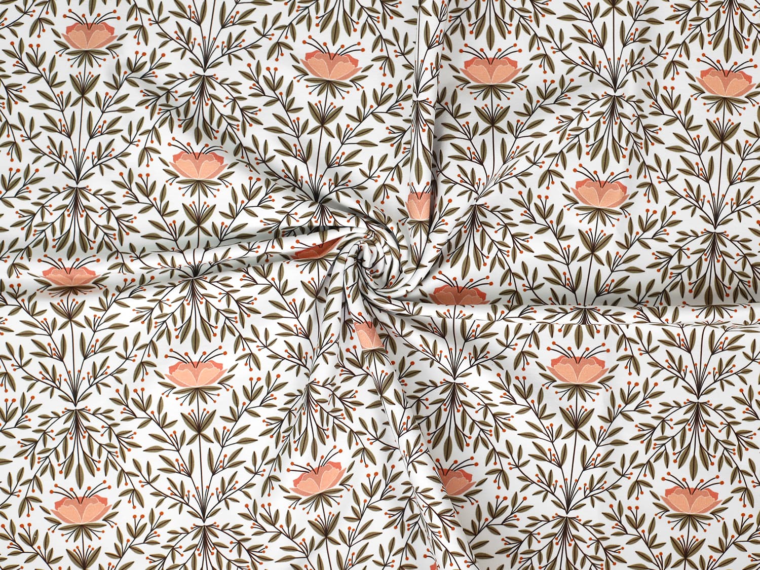 stoff-baumwolle-french-terry-sommersweat-kathi-kunterbunt-herbst-autumn-blume-blaetter-herbstblume-oliv-aprikose-3