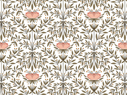 stoff-baumwolle-french-terry-sommersweat-kathi-kunterbunt-herbst-autumn-blume-blaetter-herbstblume-oliv-aprikose