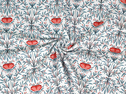 stoff-baumwolle-french-terry-sommersweat-kathi-kunterbunt-herbst-autumn-blume-blaetter-herbstblume-rot-blau-3