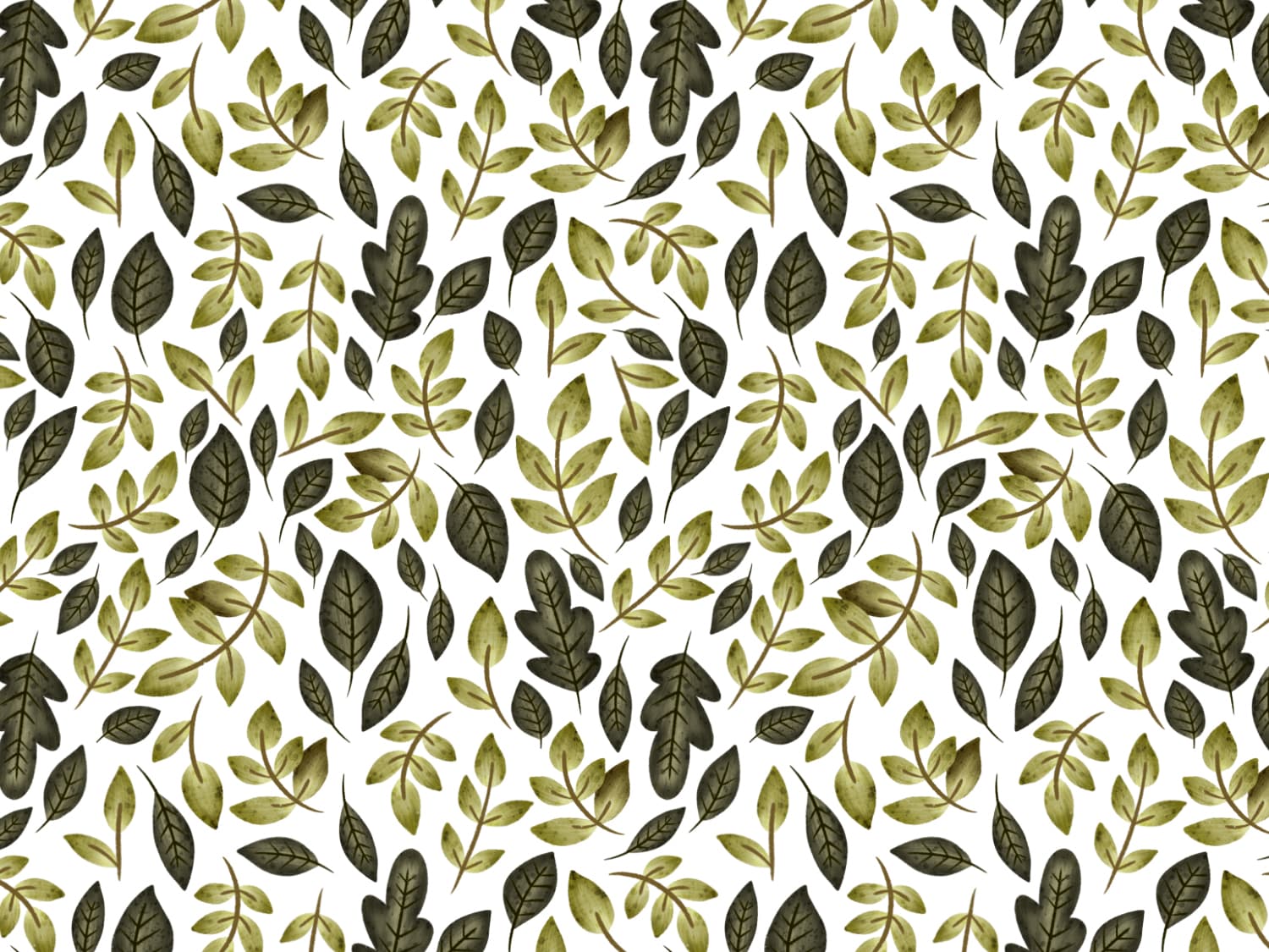 stoff-baumwolle-french-terry-sommersweat-kathi-kunterbunt-herbst-blaetter-laub-pilze-fliegenpilz-kombi-gruen-khaki