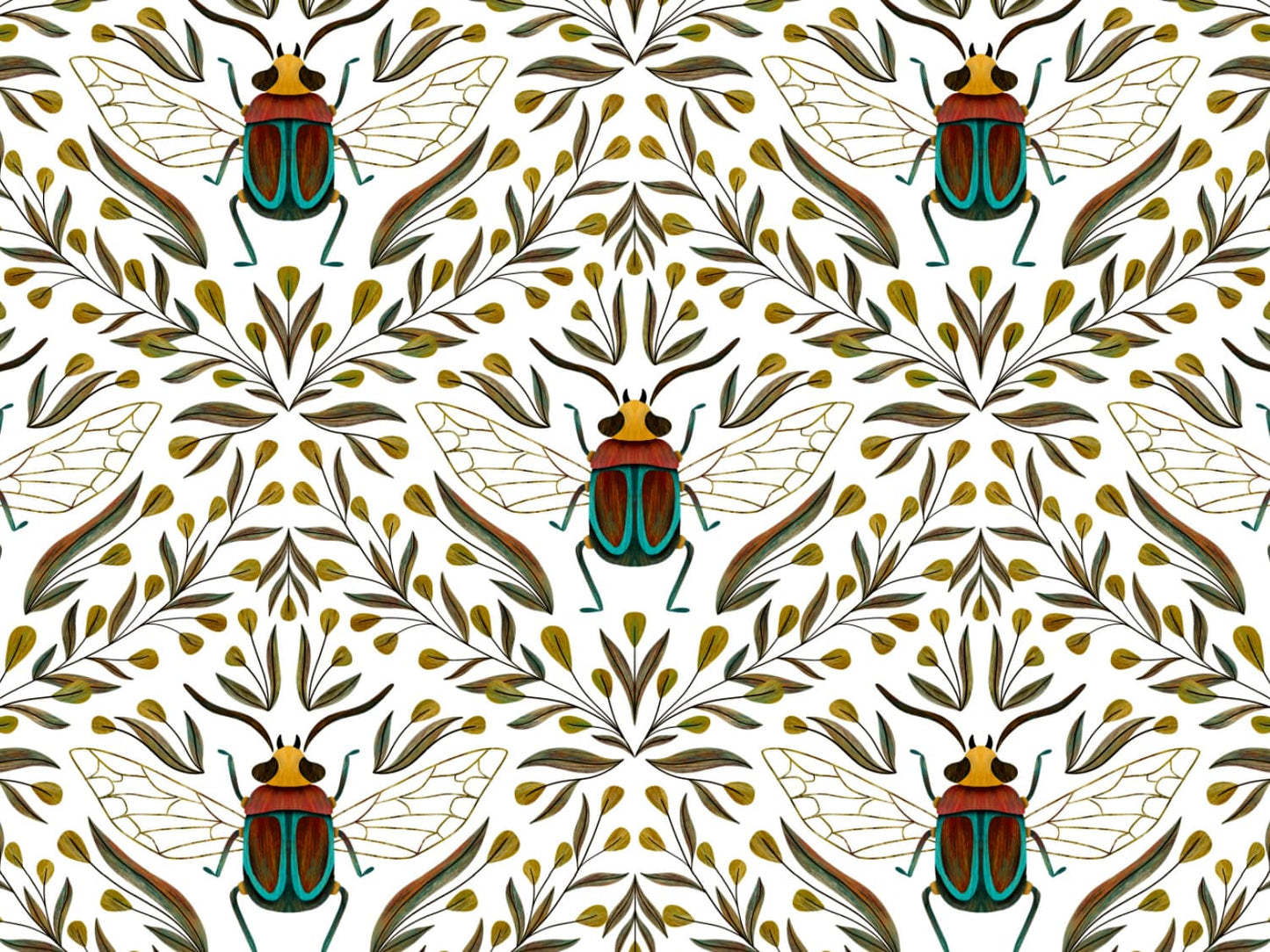 stoff-baumwolle-french-terry-sommersweat-kathi-kunterbunt-herbst-fall-autumn-kaefer-fluegel-blaetter-laub-2