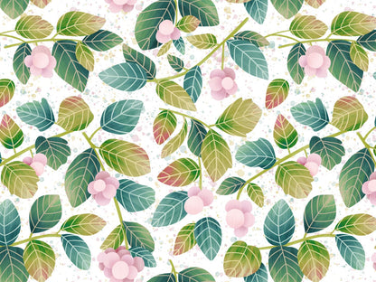 stoff-baumwolle-french-terry-sommersweat-kathi-kunterbunt-herbst-fruehling-blaetter-knallerbsen-rosa-gruen-mint-2