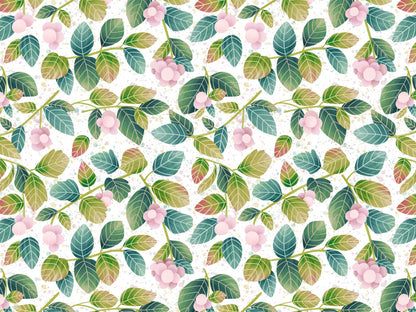 stoff-baumwolle-french-terry-sommersweat-kathi-kunterbunt-herbst-fruehling-blaetter-knallerbsen-rosa-gruen-mint