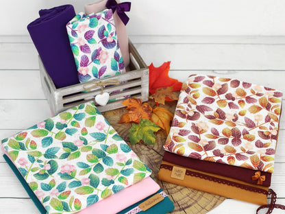 stoff-baumwolle-french-terry-sommersweat-kathi-kunterbunt-herbst-fruehling-blaetter-knallerbsen-serie-2