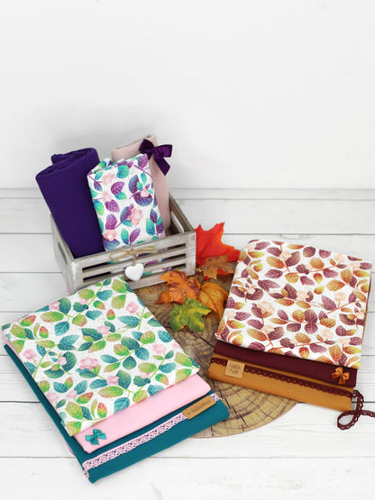 stoff-baumwolle-french-terry-sommersweat-kathi-kunterbunt-herbst-fruehling-blaetter-knallerbsen-serie