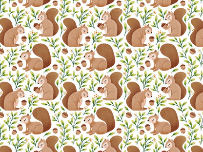 stoff-baumwolle-french-terry-sommersweat-kathi-kunterbunt-herbst-winetr-autumn-fall-eichel-blaetter-laub-eichhoernchen-tier-waldtier-waldfreunde-gruen-braun-2