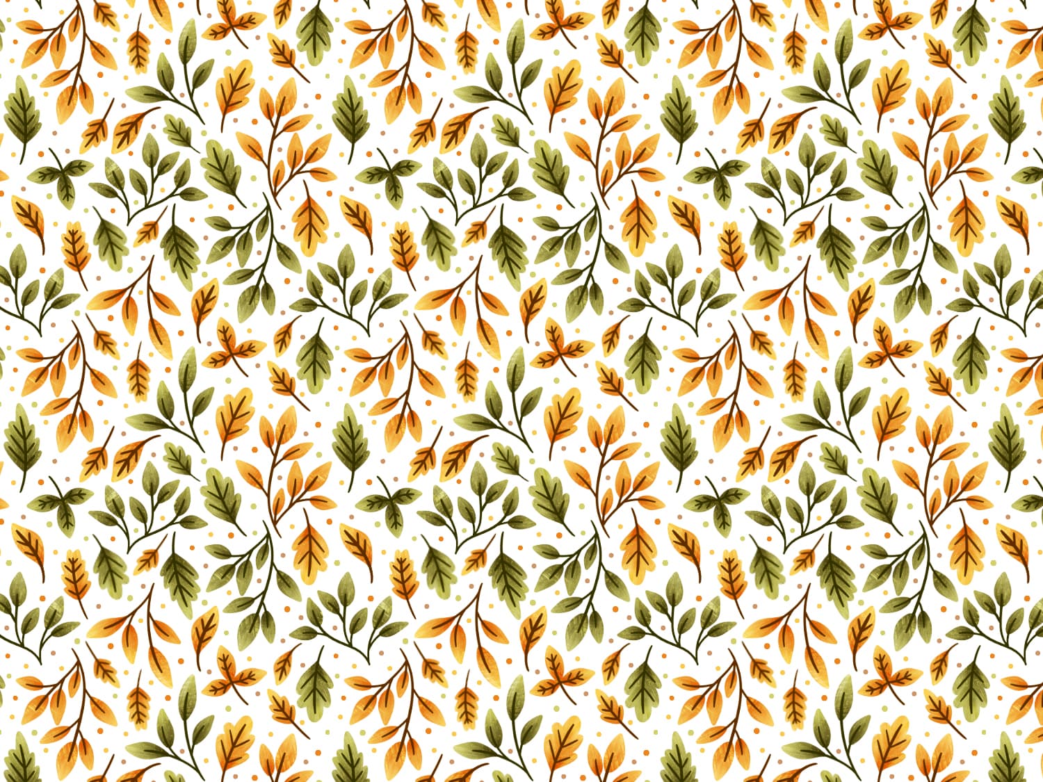 stoff-baumwolle-french-terry-sommersweat-kathi-kunterbunt-herbst-winter-blaetter-lauf-baer-mit-latzhose-teddy-khaki-kombi-blaetter-2