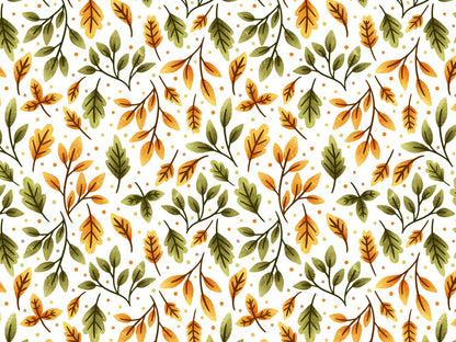 stoff-baumwolle-french-terry-sommersweat-kathi-kunterbunt-herbst-winter-blaetter-lauf-baer-mit-latzhose-teddy-khaki-kombi-blaetter