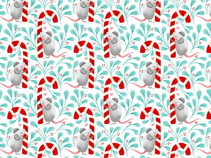 stoff-baumwolle-french-terry-sommersweat-kathi-kunterbunt-winter-blaetter-maus-mit-zuckerstange-herz-mint-rot-grau-2